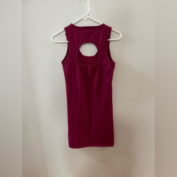 SM Xhilaration Maroon Body Con - Picture 2 of 4